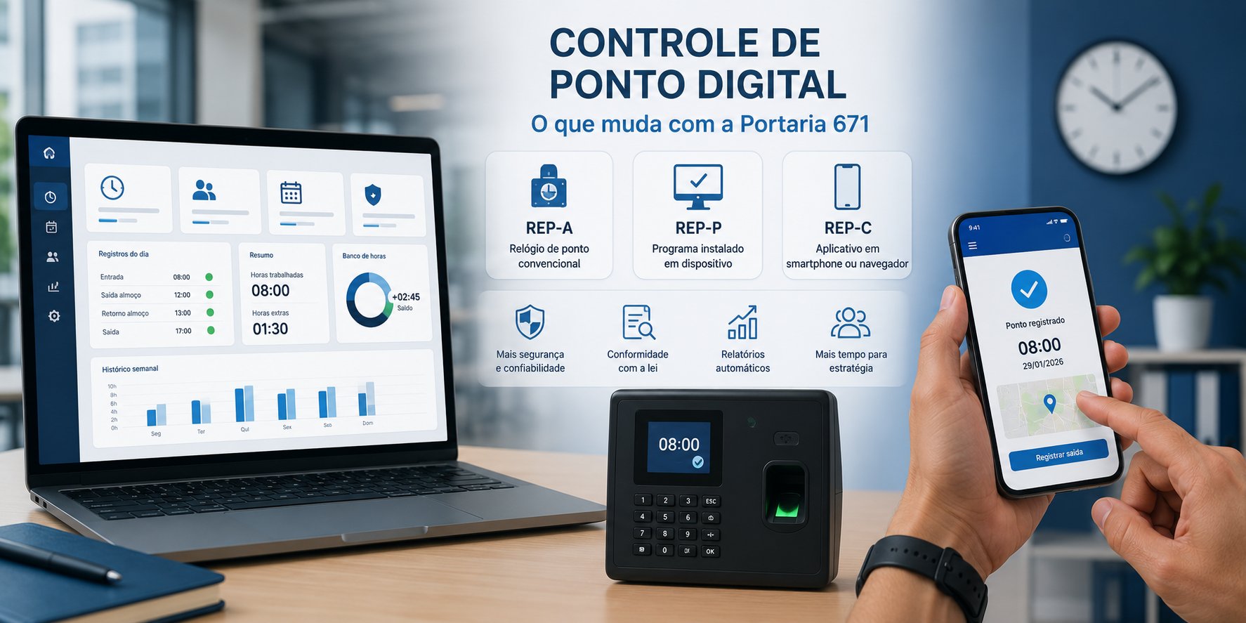Controle de ponto digital