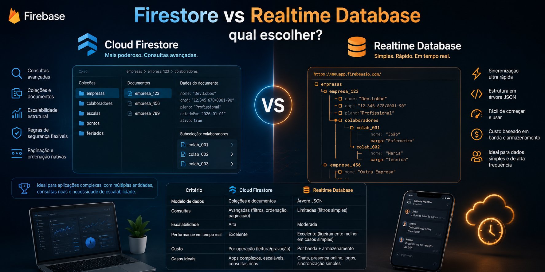 Firebase Firestore vs Realtime Database